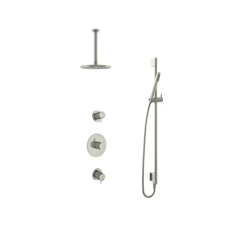 Superprijs IBS 2 stopkranen 30cm plafondbuis glijstang IBS2RGN37