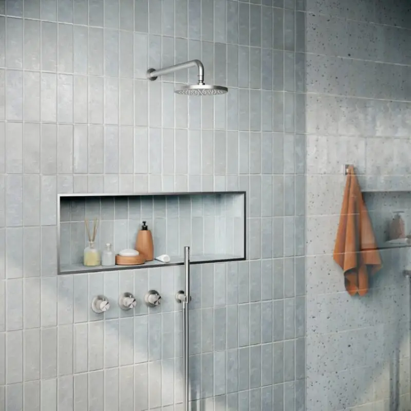 Nieuw Complete thermostatische douche InBouwSet Archie met 2 stopkranen IBS33IX