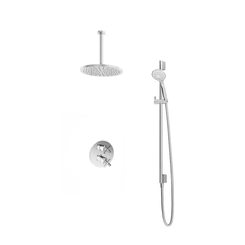 IBS 2-weg-omstel 3s. handdouche 30cm plafondb 30cm hoofddouche glijstang IBS3ACR1357 Koop Online