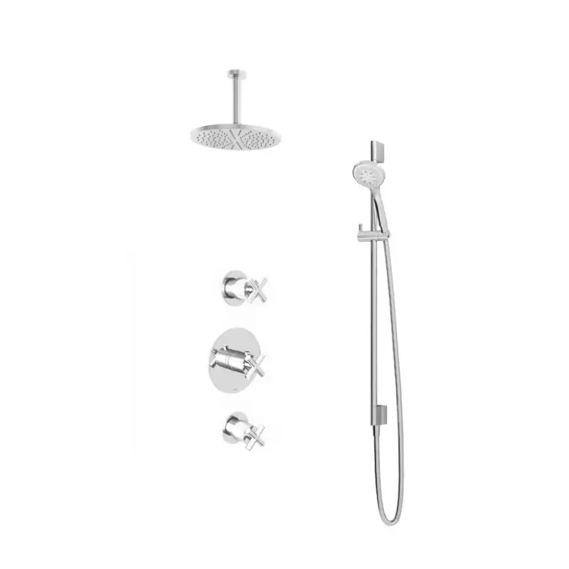 IBS 2 stopkranen 3s. handdouche 15cm plafondb 25cm hoofddouche glijstang IBS3CR1247 Betrouwbaar