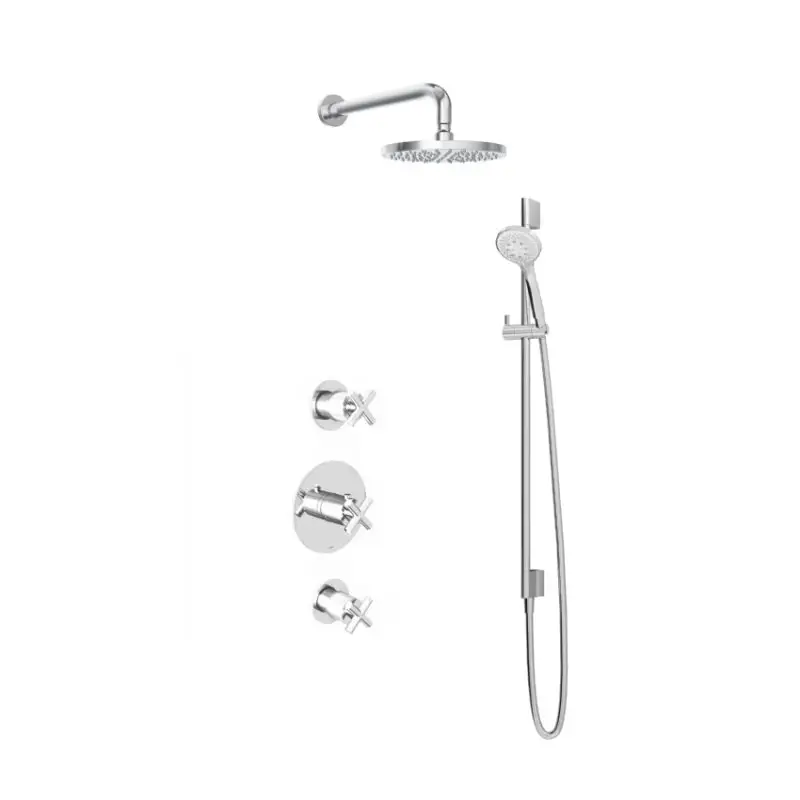 IBS 2 stopkranen 3s. handdouche glijstang IBS3CR17 Hete Deal