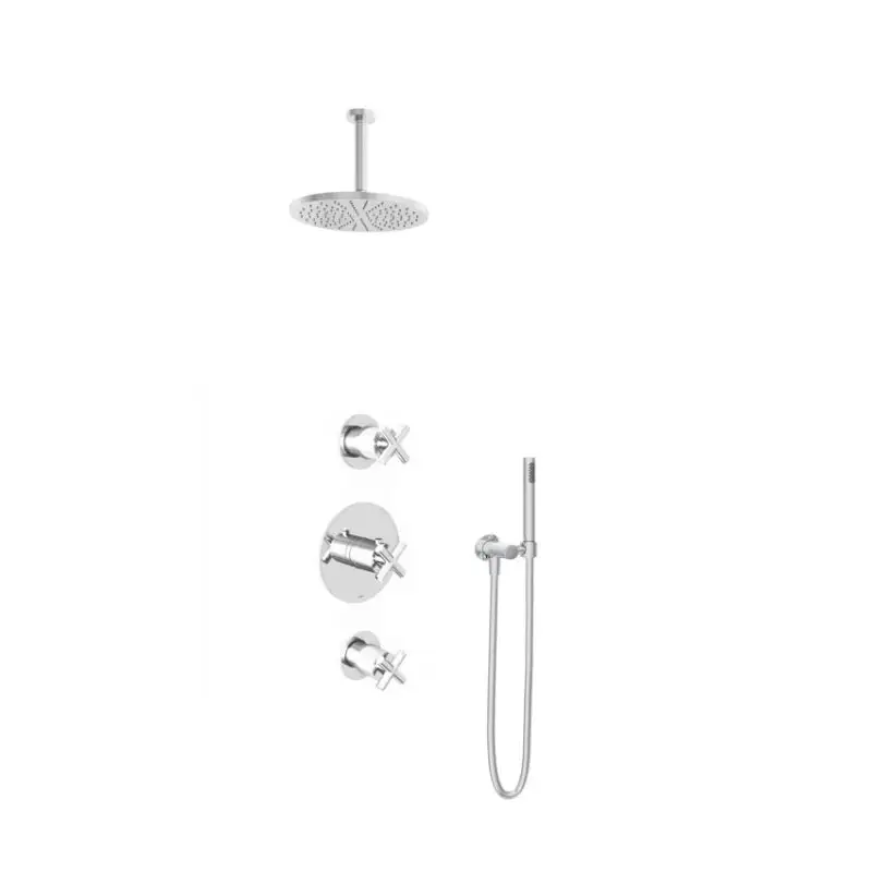 Hete Deal IBS 2 stopkranen 15cm plafondbuis 25cm hoofddouche IBS3CR24