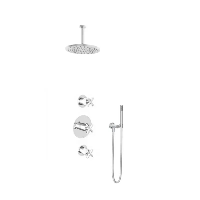 IBS 2 stopkranen 15cm plafondbuis 30cm hoofddouche IBS3CR25 Seizoensaanbieding