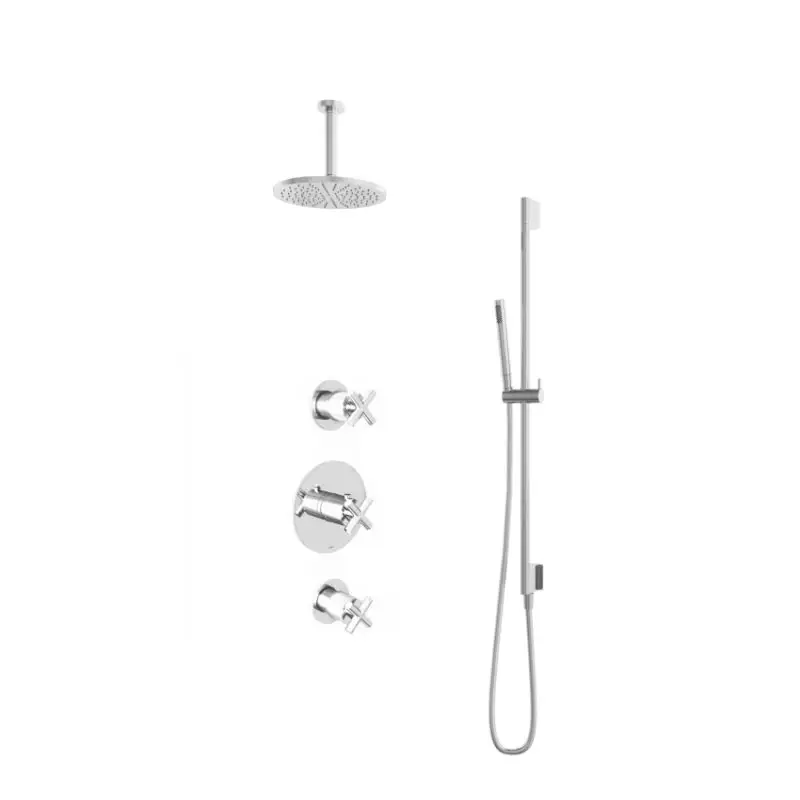 IBS 2 stopkranen 15cm plafondbuis glijstang IBS3CR27 Bestseller