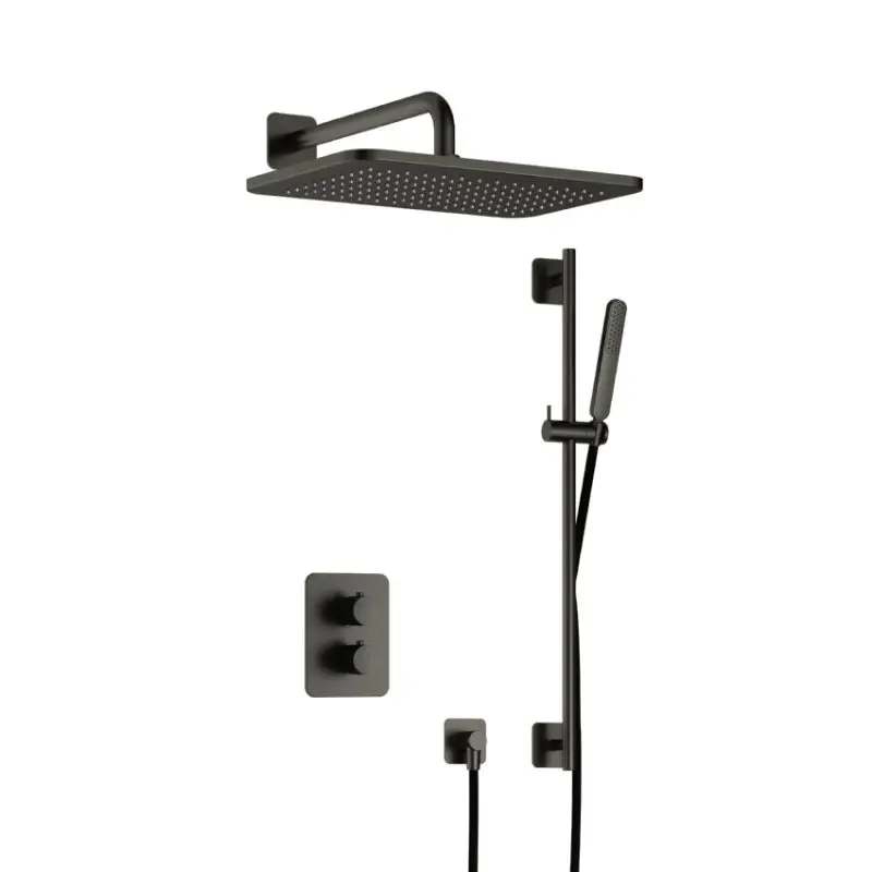 Complete thermostatische douche InBouwSet Gal met 2-weg stop-omstel met GL106 en Glijstang BGP PVD IBS40ABGP57 Rechtstreeks Van De Fabrikant
