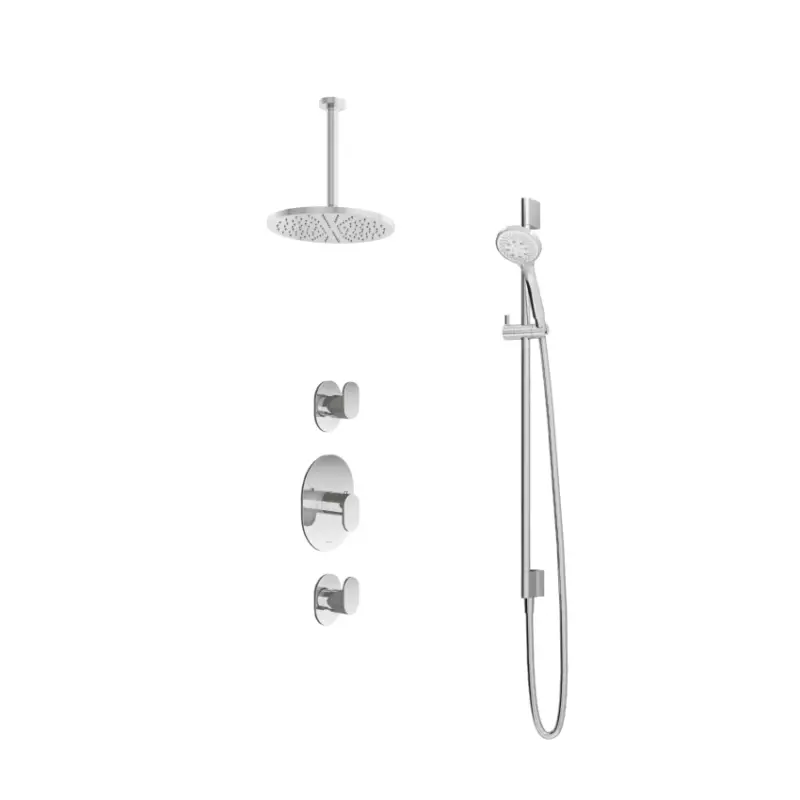 Betrouwbaar IBS 2 stopkr 3s. handdouche 30cm plafondb 25cm hoofddouche glijstang IBS5CR1347