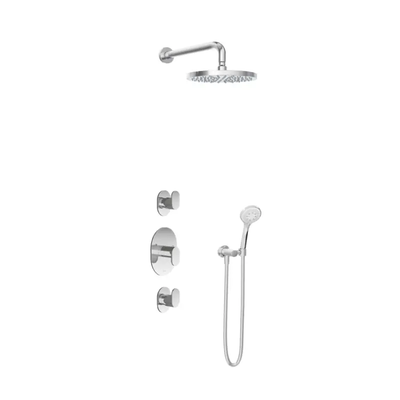 IBS 2 stopkranen 3s. handdouche 25cm hoofddouche IBS5CR14 Laatste Kans