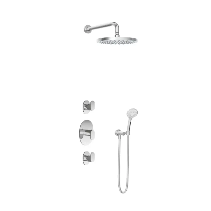 IBS 2 stopkranen 3s. handdouche 30cm hoofddouche IBS5CR15 Betrouwbaar