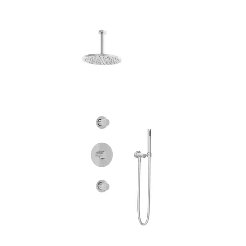 IBS 2 stopkranen 15cm plafondbuis 25cm hoofddouche IBS5CR24 Beperkt Aanbod