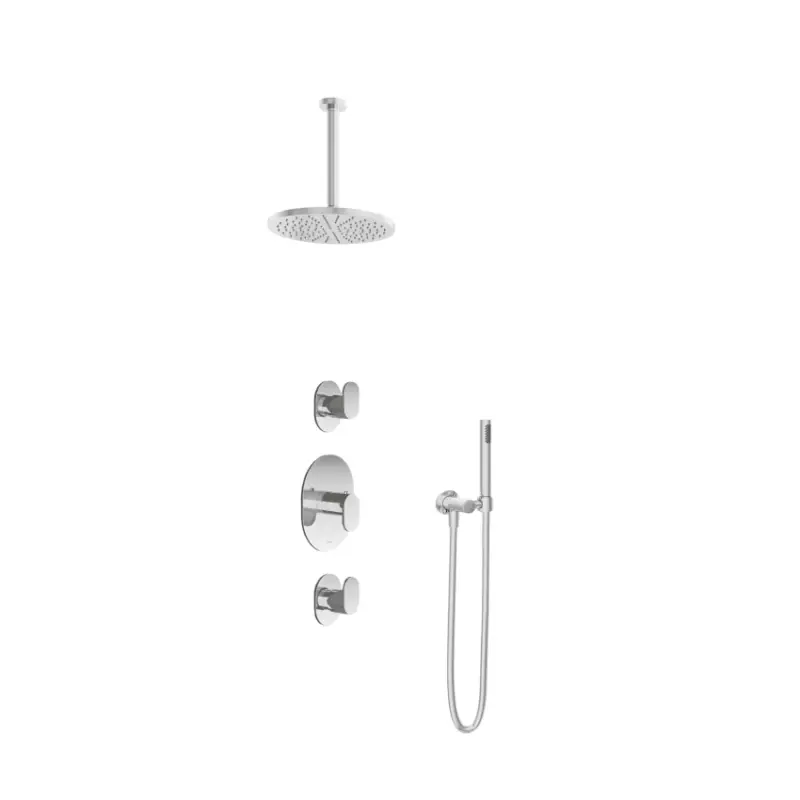 IBS 2 stopkranen 30cm plafondbuis 25cm hoofddouche IBS5CR34 Weekendaanbieding