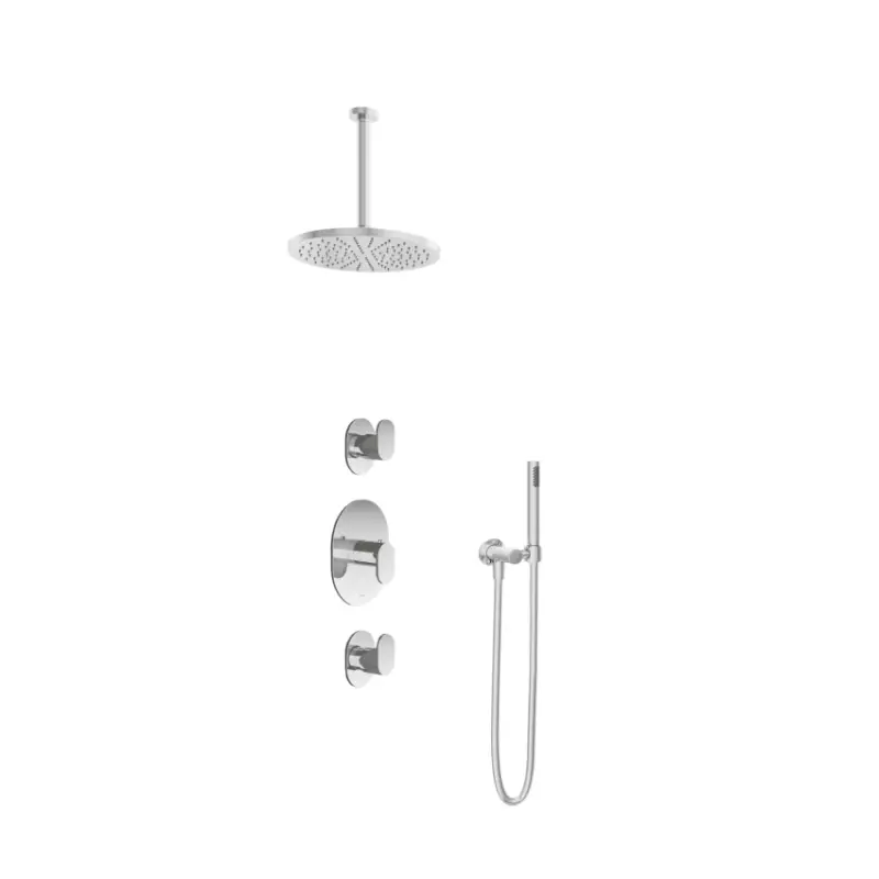 IBS 2 stopkranen 30cm plafondbuis 30cm hoofddouche IBS5CR35 Exclusieve Aanbieding