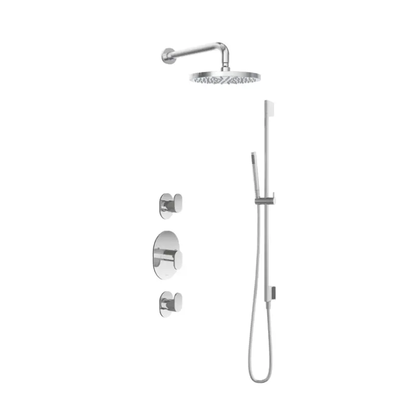 IBS 2 stopkranen 25cm hoofddouche glijstang IBS5CR47 Gecertificeerd