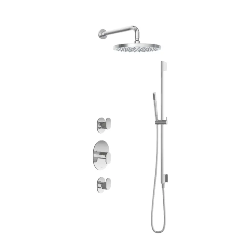 IBS 2 stopkranen 30cm hoofddouche glijstang IBS5CR57 Nieuw