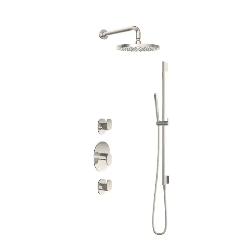 Koop Vandaag IBS 2 stopkranen 25cm hoofddouche glijstang IBS5GN47