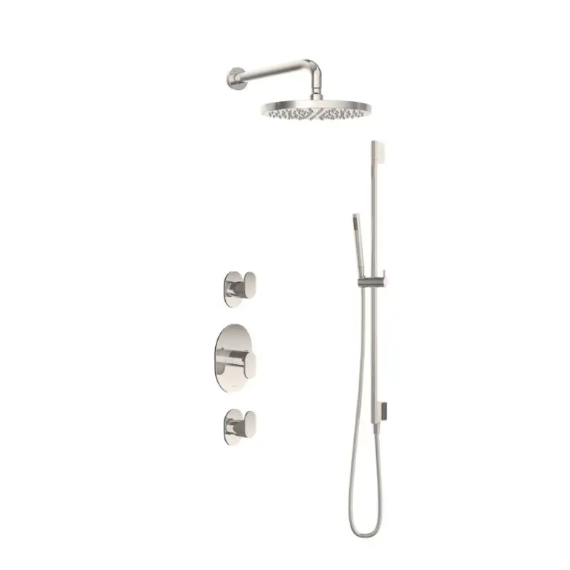 Korting IBS 2 stopkranen 30cm hoofddouche glijstang IBS5GN57