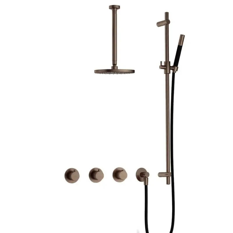 Express Levering IBS CB7067 AB met 2 stopkranen, Plafondbuis 30 cm en Glijstang IBS70AB37