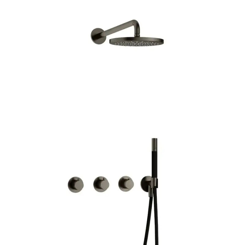 Complete thermostatische douche InBouwSet Cobber 70 met 2 stopkranen AI IBS70AI Meest Verkocht