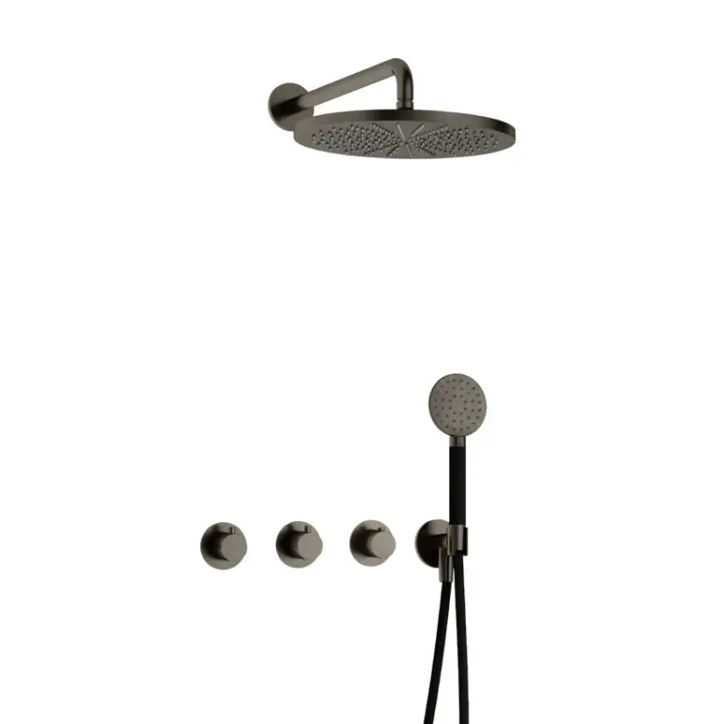 Nu Kopen IBS CB7067 AI met 2 stopkranen met Ronde handdouche en M106 IBS70AI15
