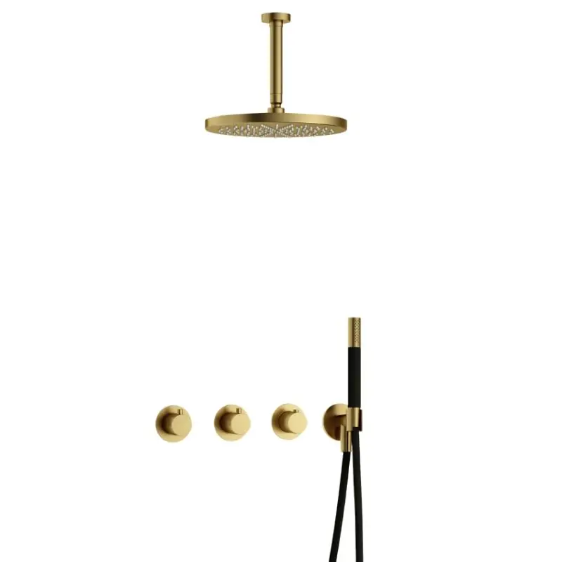 IBS CB7067 BBP met 2 stopkranen met Plafondbuis 15 cm en M106 IBS70BBP25 Nu Kopen