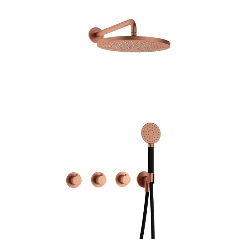 Bestseller IBS CB7067 BC met 2 stopkranen met Ronde handdouche en M106 IBS70BC15