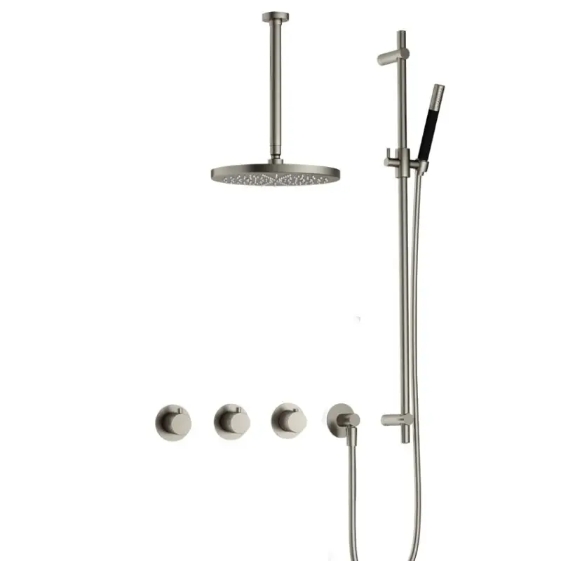 Must-Have IBS CB7067 GN met 2 stopkranen, Plafondbuis 30 cm, M106 en Glijstang IBS70GN357