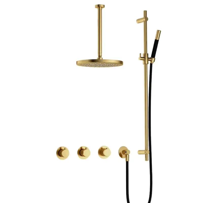 Exclusieve Aanbieding IBS CB7067 NBP met 2 stopkranen, Plafondbuis 30 cm, M106 en Glijstang IBS70NBP357