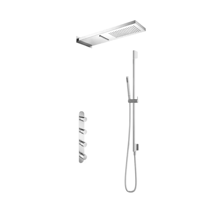IBS Buddy/3 stopkranen en hoofddouche met cascade Glijstang CR IBS7CR7 Meest Verkocht