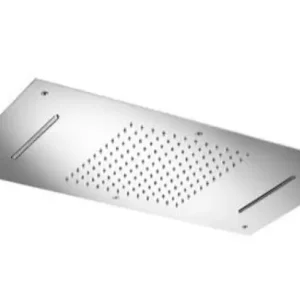 Inbouw Hoofddouche met LED Rechthoekig CR Gecertificeerd