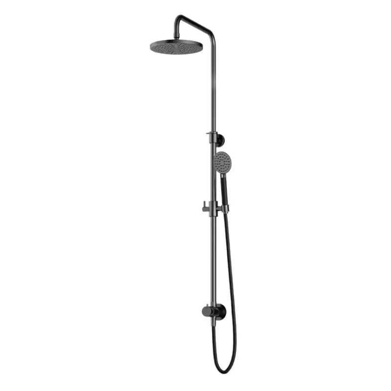 Stortdoucheset, Hoofddouche 20cm en doucheslang 1,5mtr met handdouche BK M438BK1 Gereduceerde Prijs