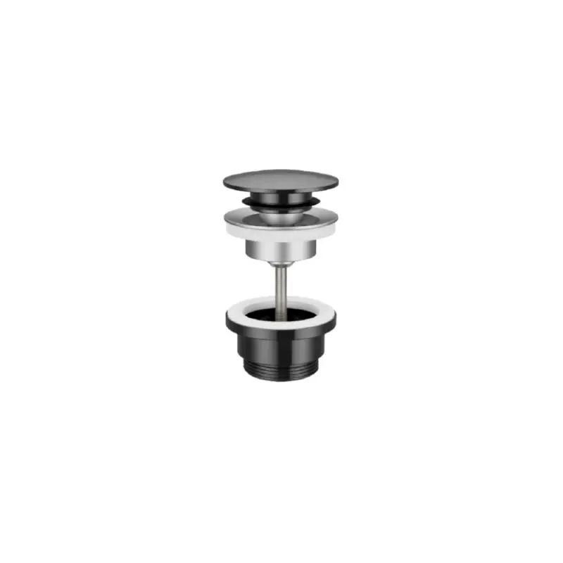 Clickplug met schroef rond PBP PVD Op = Op