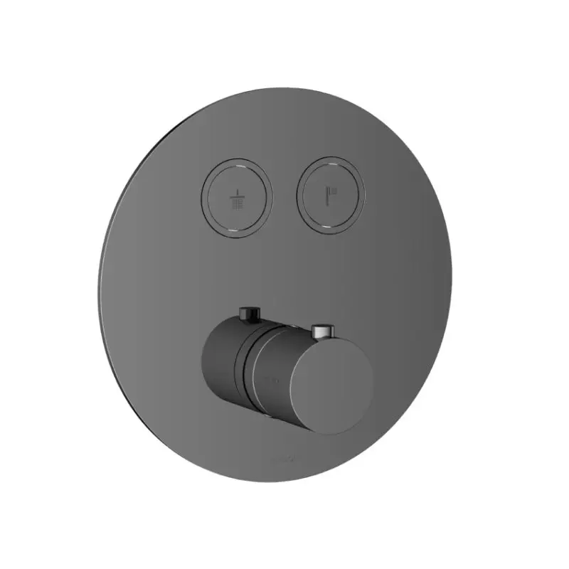 Afbouwdeel – Inbouwthermostaat met 2 pushbuttons BK Laatste Versie