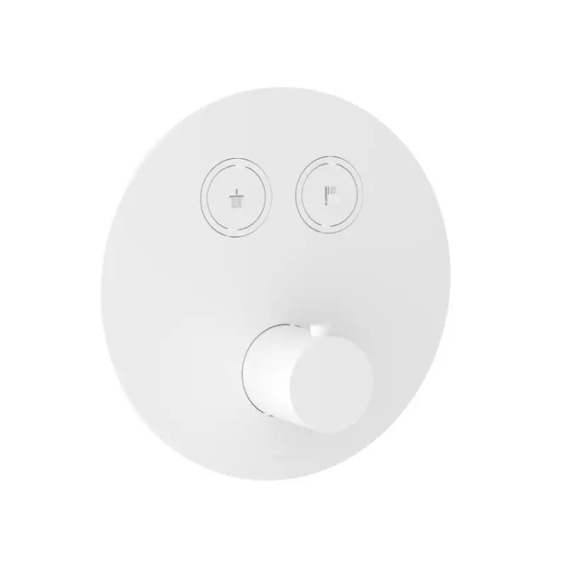 Afbouwdeel – Inbouwthermostaat met 2 pushbuttons WH Bestseller