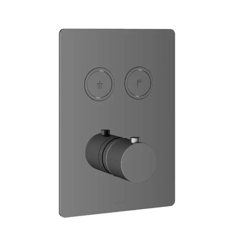 Afbouwdeel – Inbouwthermostaat met 2 pushbuttons BK Tijdelijk Beschikbaar