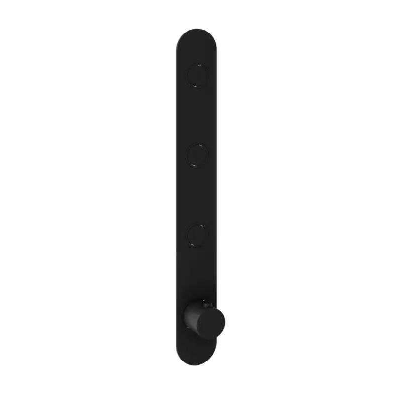 Afbouwdeel – Inbouwthermostaat met 3 pushbuttons verticale plaatsing BL Premium