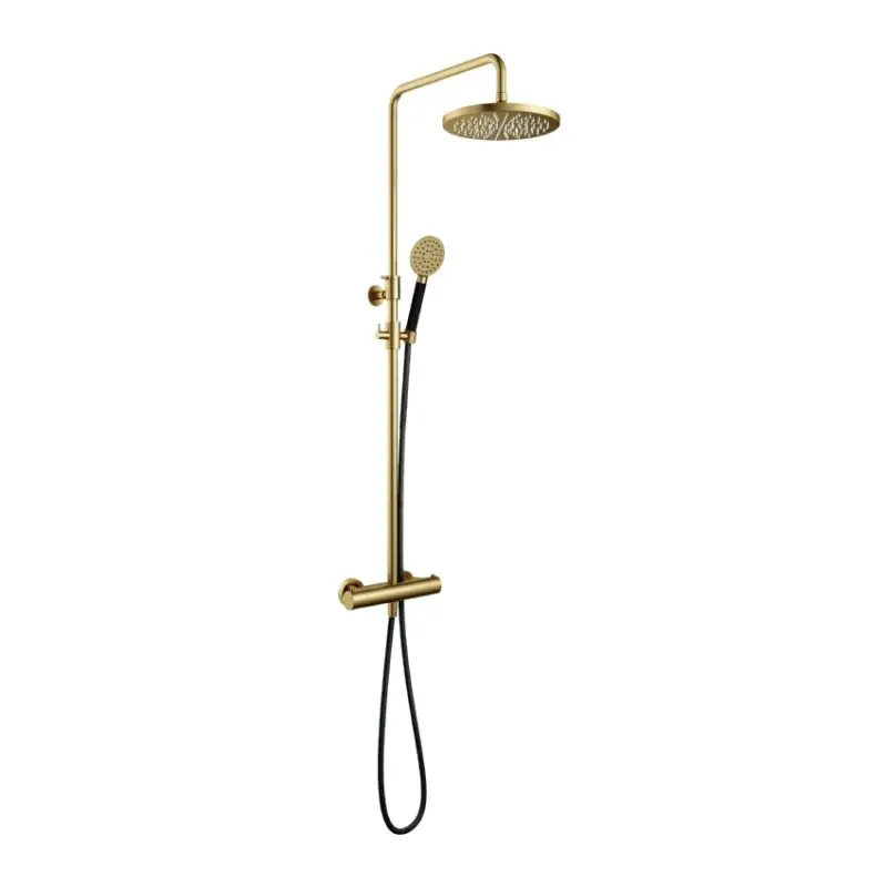 Thermostatische StortDoucheset ronde handdouche, 30cm Hoofddouche BBP PVD SDS9BBP15 Populair