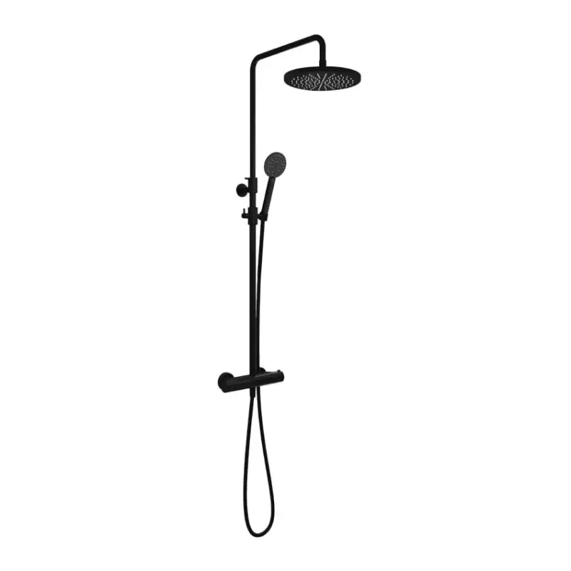 Voordeelprijs Thermostatische StortDoucheset ronde handdouche, 30cm Hoofddouche BL SDS9BL15