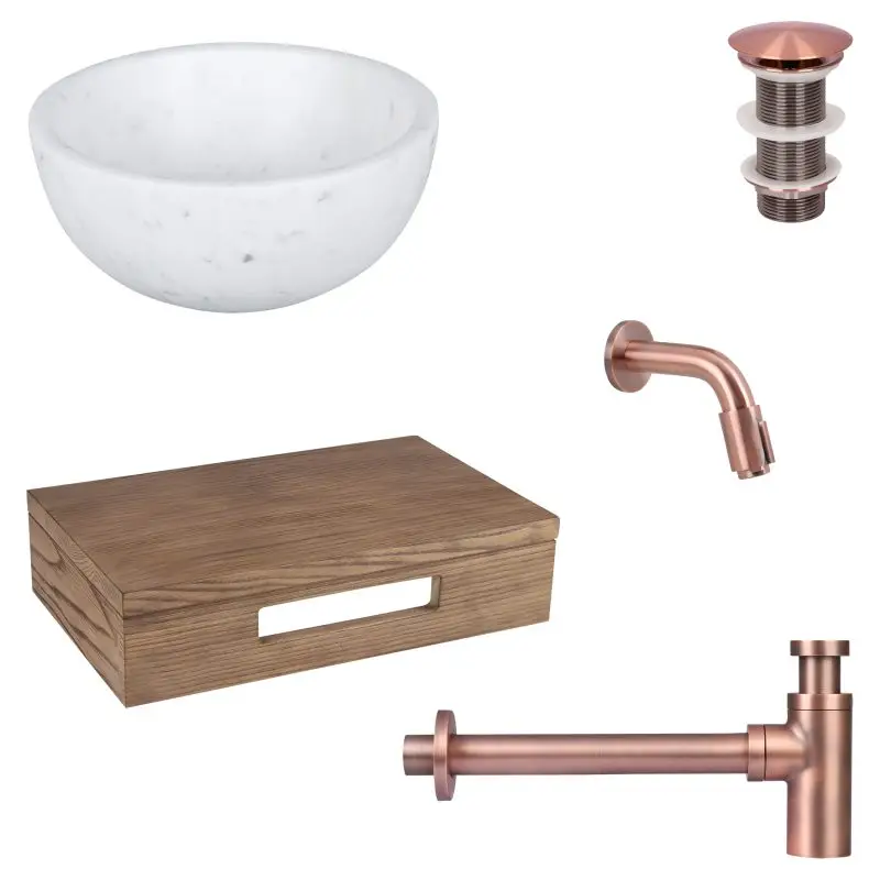 Flitsaanbieding Dif Ruz Marmer 11Cm Muurk Wtp Bru Rd Kop