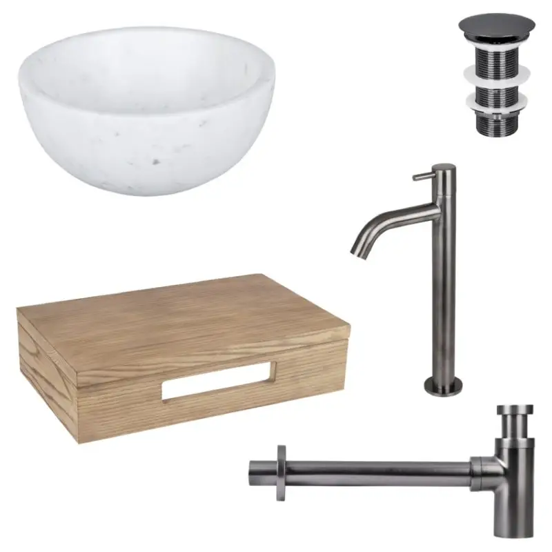 Dif Ruz Marmer H Kw Kraan Wtplank Gn Met Merkproduct