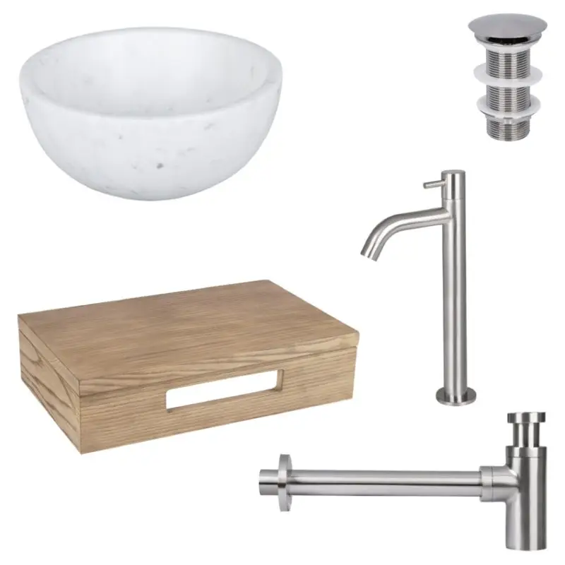 Uitverkoop Dif Ruz Marmer H Kw Kraan Wtplank Mt Chr