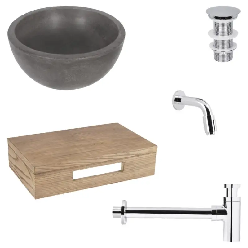 Dif Ruz Bet Dg 11Cm Muurk Wtplank Chroom Direct Verzonden