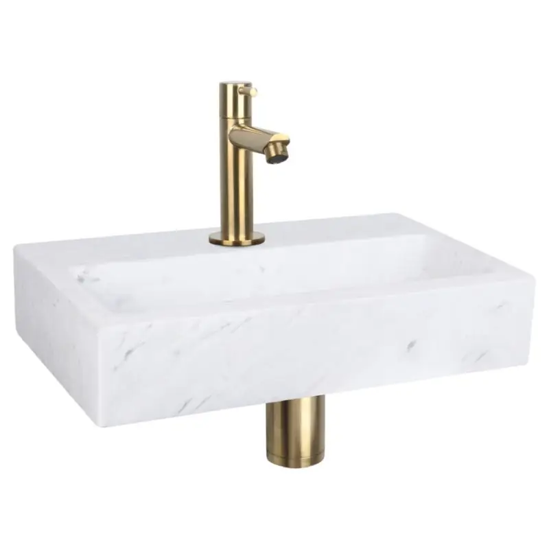 Dif Flat Fonteinset Marmer Rec Mat Goud Dagaanbieding