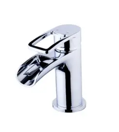 Fabrieksprijs Alegra wastafelkraan waterval met clickwaste chroom