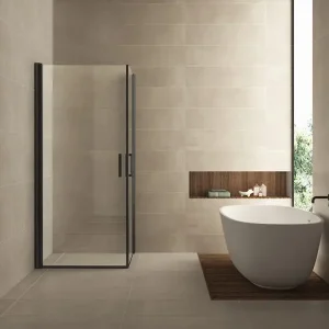 Salone cabine met 2 draaideuren 90 x 90 x 200 nano helder glas/mat zwart Koop Online