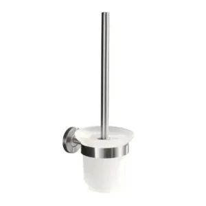 Laatste Versie 304 toiletborstel met houder mat glas/RVS