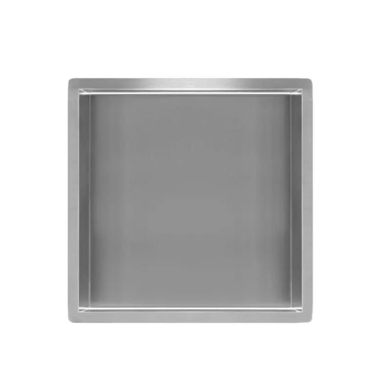 Direct Beschikbaar Demis inbouwnis 30 x 30 x 10 cm RVS