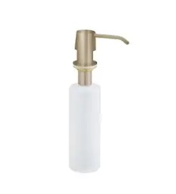 inbouw zeeppompje geborsteld messing kunststof fles 250ml Fabrieksprijs