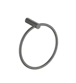 Ida handdoekring gunmetal Beste Prijs