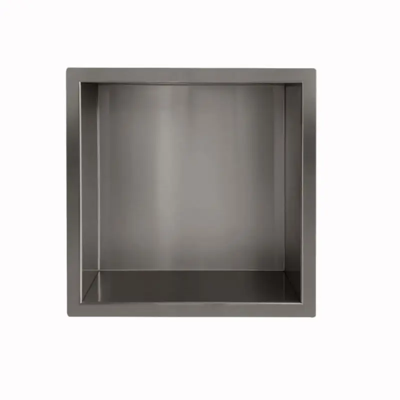 Exclusieve Aanbieding Demis inbouwnis 30 x 30 x 7 cm gunmetal