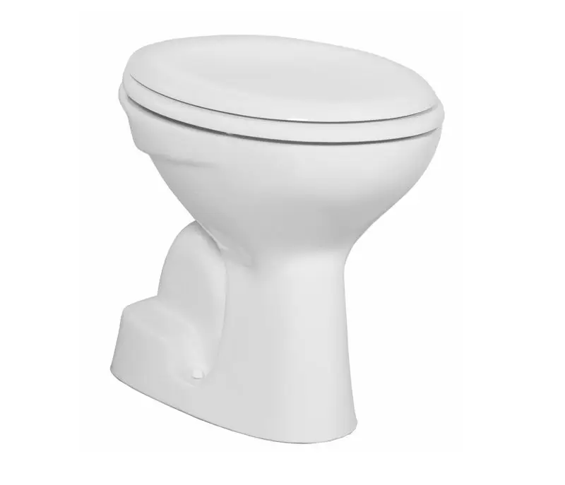 Staande wc onderpot wit, met sproeier (bidet), s-trap Voordeelprijs