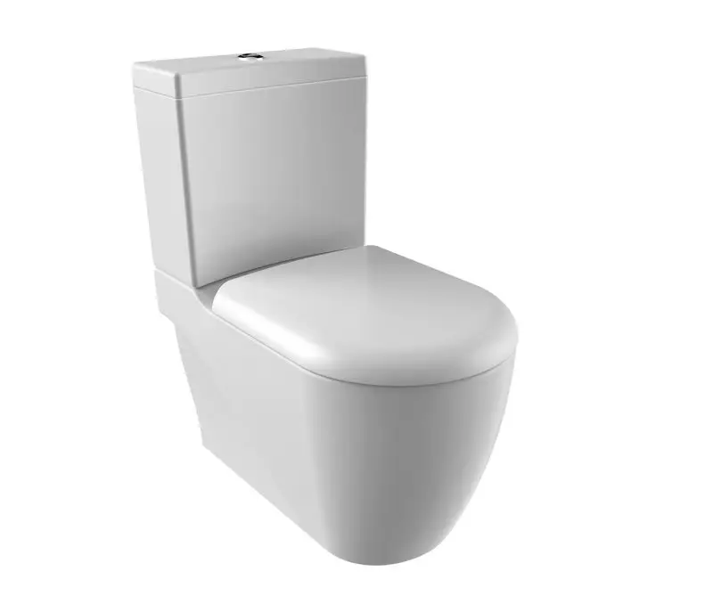 Grande xxl staande wc onderpot wit, met sproeier (bidet) Aanbieding